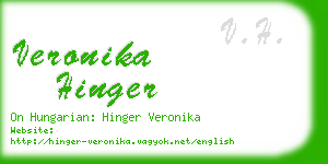 veronika hinger business card